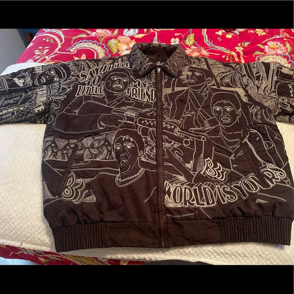 Scarface jacket thro-bac...